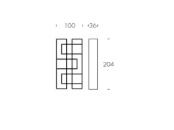 Tonin Casa Libreria Abaco in stile moderno a prezzi outlet- Librerie