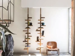 Mogg Libreria Adelaide wood in stile design di in OFFERTA OUTLET- Librerie