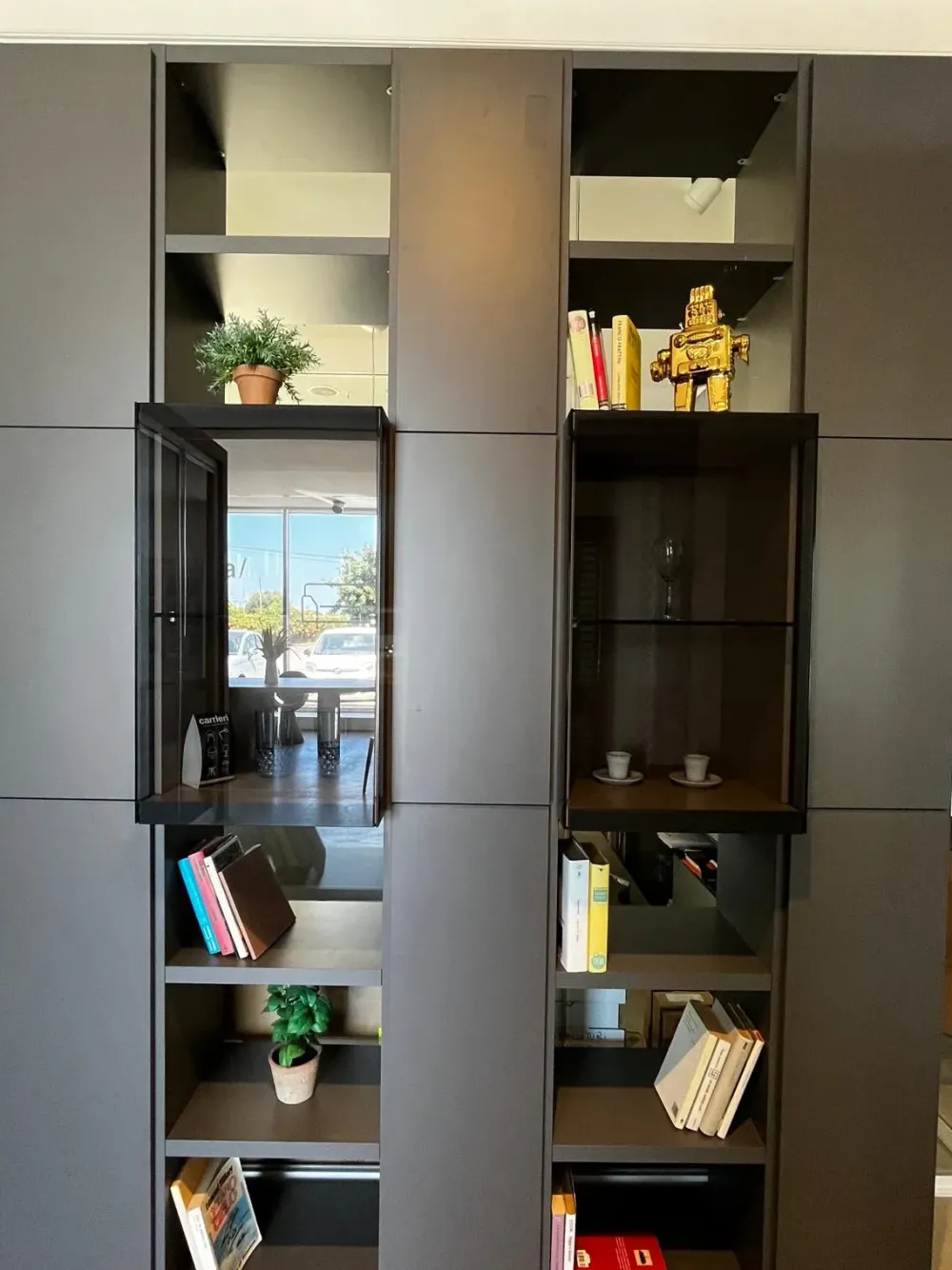 Libreria in laccato opaco scontata -25%: scopri My space Librerie