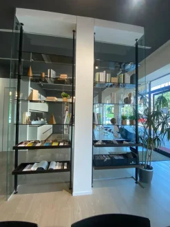 Arrital Libreria in vetro scontata -30%: scopri Librerie vertical- Librerie