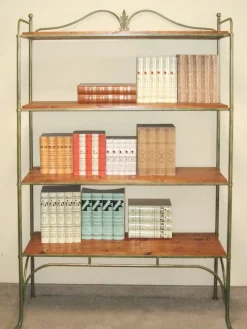 Artigianale Libreria in metallo a prezzo Outlet: scopri Libreria in ferro e legno- Librerie