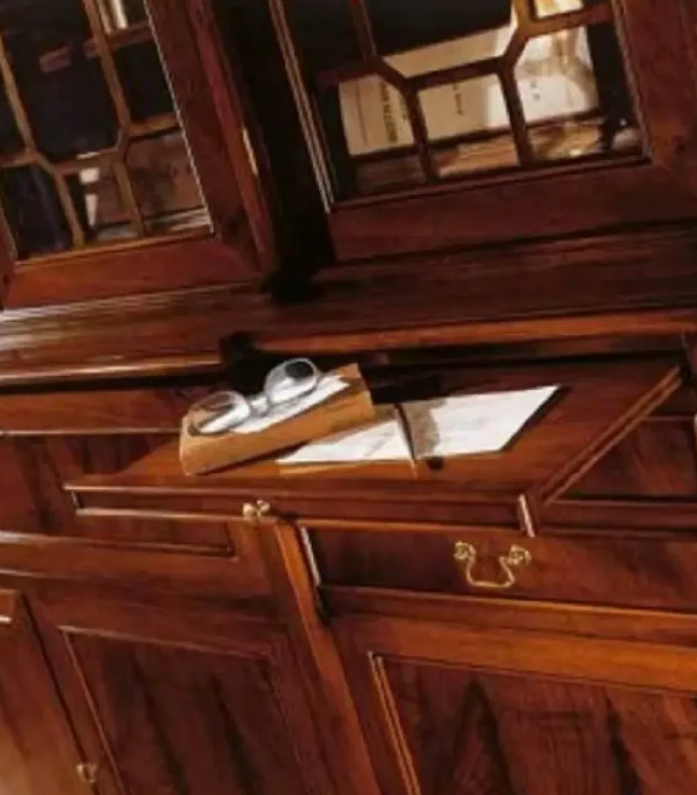 Artigianale Libreria Libreria mod.oxford in piuma di mogano scontata del 35% SCONTO 35%- Librerie