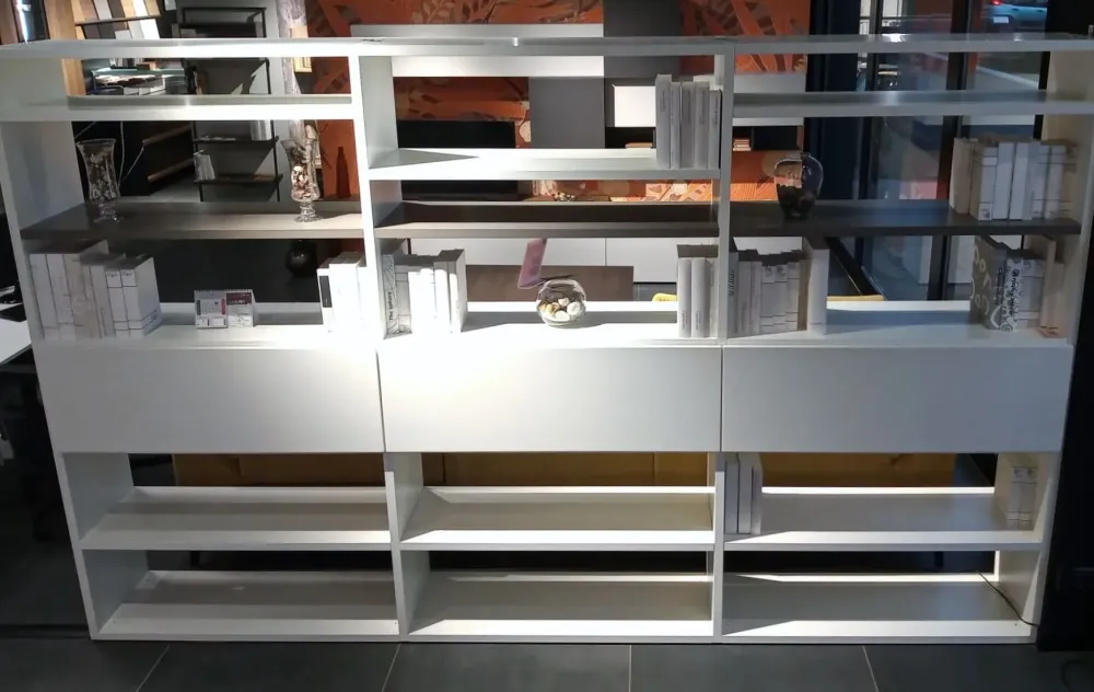 Libreria Atlante bifacciale stile moderna di in Offerta Outlet^Tomasella Outlet