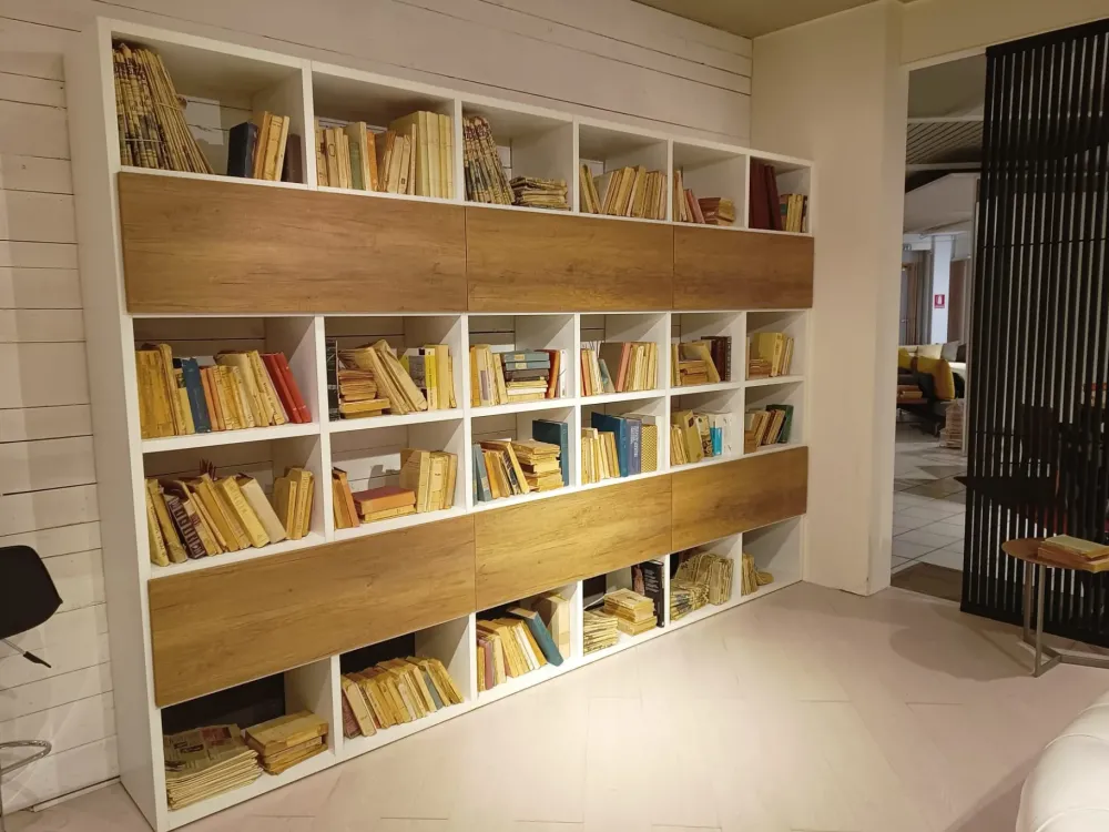 Libreria Atlante in stile moderna in offerta^Tomasella Outlet