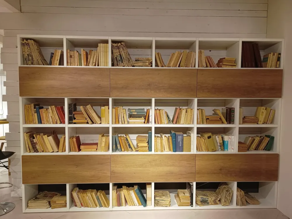 Libreria Atlante in stile moderna in offerta^Tomasella Outlet