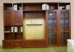 Tempor Libreria  Borgo rio  di  impiallacciato noce- Librerie