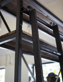 Collezione esclusiva Libreria in legno scontata -44%: scopri Libreria industrial c/scala- Librerie