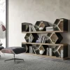 Libreria Esagono stile design Esagono di scontata^Mobilgam Best
