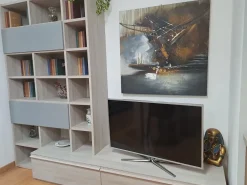 Giessegi Libreria in laminato materico a prezzo scontato: scopri Composizione 155- Librerie