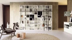 Outlet Libreria in laminato materico scontata -46%: scopri Biblioteca componibile di scontata del 30% Librerie