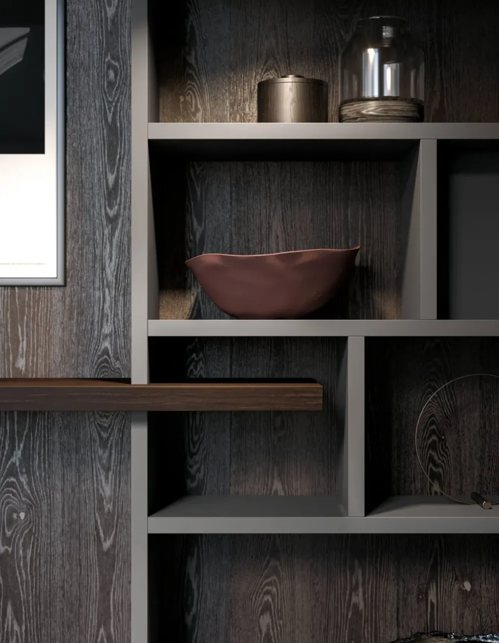 Discount Libreria Hnl041 stile moderno di scontata del 30% Librerie