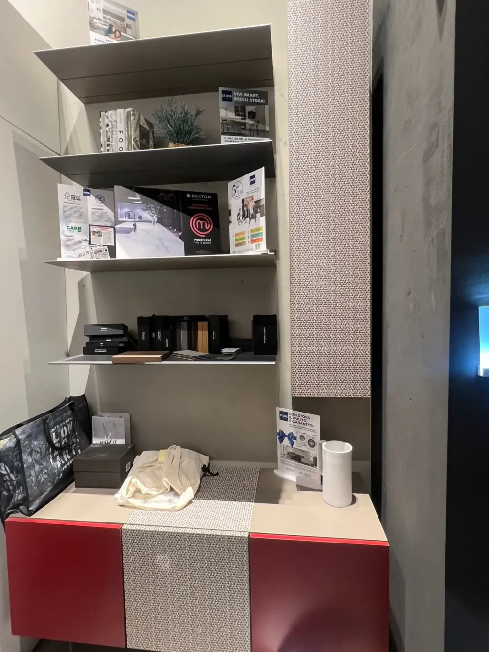Libreria Home in stile moderna a prezzi convenienti^De Rosso Outlet