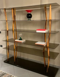 Horm Libreria in legno a prezzo Outlet: scopri Sendai- Librerie