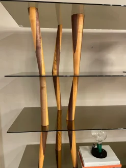 Horm Libreria in legno a prezzo Outlet: scopri Sendai- Librerie