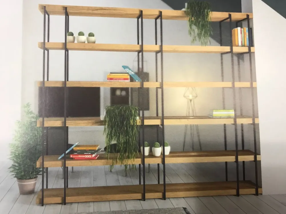 Libreria in laminato materico stile design Fortebraccio di^Tomasella Sale