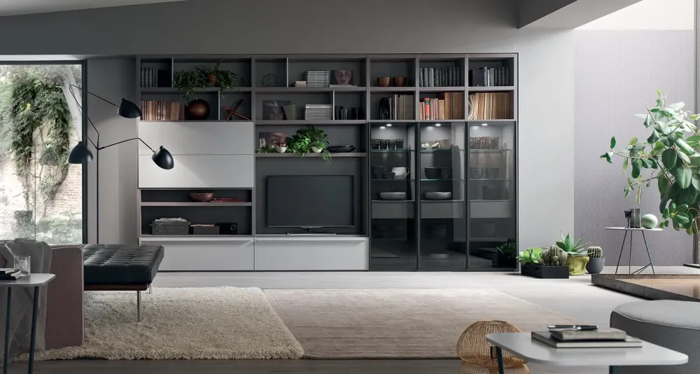 Maronese ACF Libreria in melamminico stile moderno Sa 1576 Maronese- Librerie