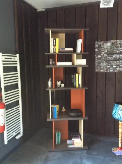 Hot Libreria in stile design in legno Offerta Outlet Librerie