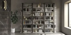 Clearance Libreria in stile moderno in melamminico Offerta Outlet Librerie