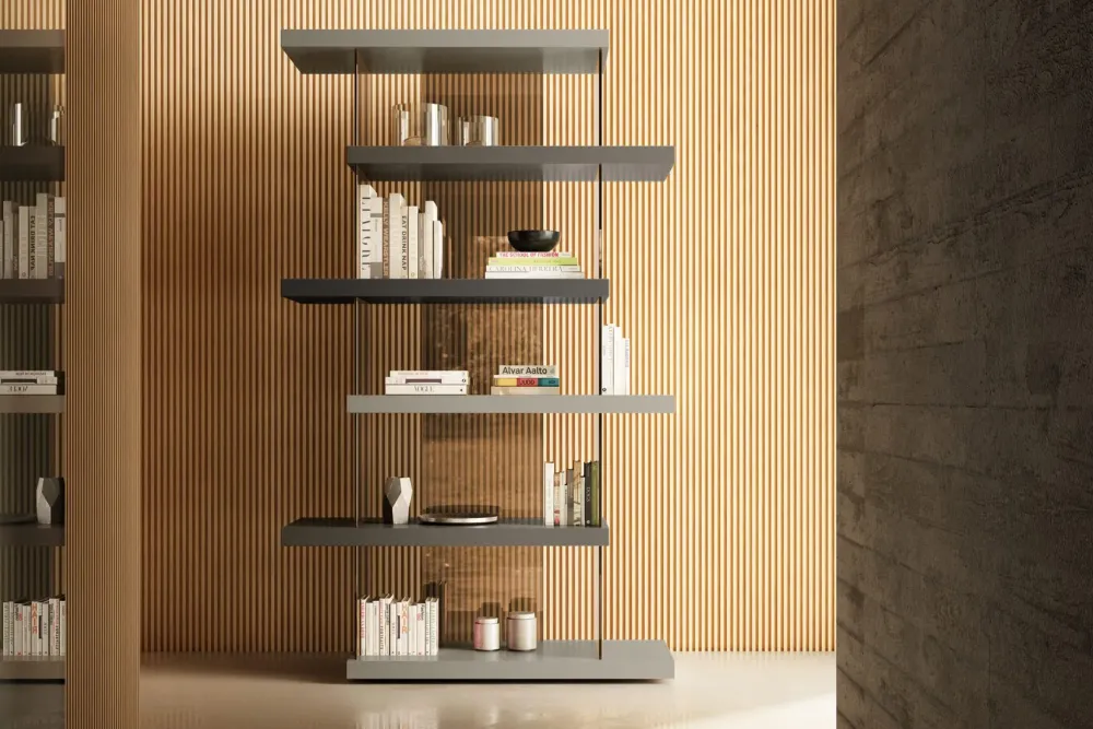 Lago Libreria in laccato opaco a prezzo scontato: scopri Air da 110,4- Librerie