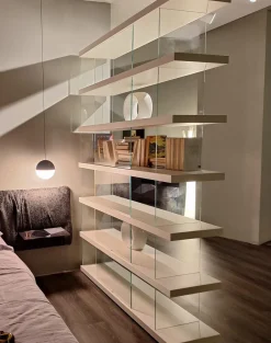 Lago Libreria in laccato opaco a prezzo scontato: scopri Air libreria- Librerie