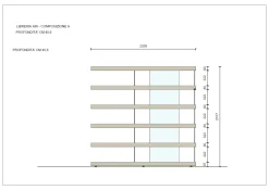 Clearance Libreria in laccato opaco in Offerta Outlet: scopri Air - mdw24 Librerie