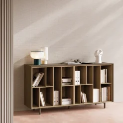 Las Mobili Libreria in legno scontata -30%: scopri Sigma a giorno- Librerie