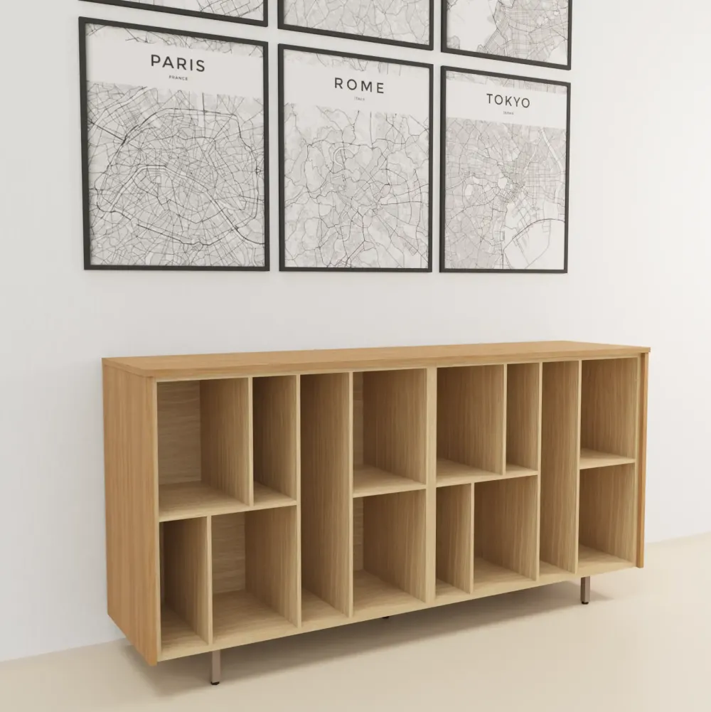 Las Mobili Libreria in legno scontata -30%: scopri Sigma a giorno- Librerie