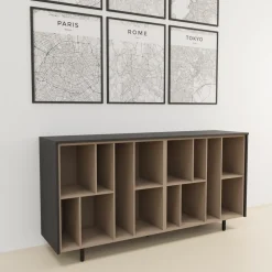 Las Mobili Libreria in legno scontata -30%: scopri Sigma a giorno- Librerie