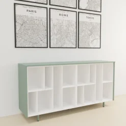 Las Mobili Libreria in legno scontata -30%: scopri Sigma a giorno- Librerie