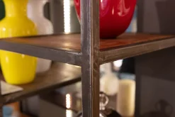 Artigianale Libreria Libreria con contenitore e cassetti in legno massello in stile design di in OFFERTA OUTLET- Librerie