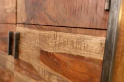 Artigianale Libreria Libreria con contenitore e cassetti in legno massello in stile design di in OFFERTA OUTLET- Librerie