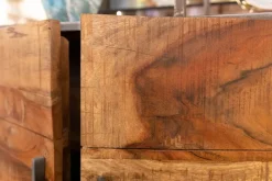 Artigianale Libreria Libreria con contenitore e cassetti in legno massello in stile design di in OFFERTA OUTLET- Librerie