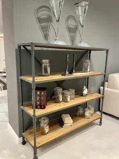 Acheo Libreria Libreria in legno e metallo stile moderna di scontata del 50%- Librerie