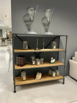 Acheo Libreria Libreria in legno e metallo stile moderna di scontata del 50%- Librerie