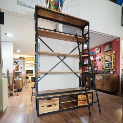 Outlet Etnico Libreria Libreria industrial rj agora'   in stile moderno con forte sconto- Librerie