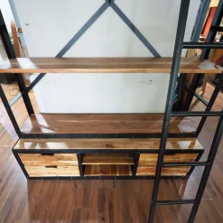 Outlet Etnico Libreria Libreria industrial rj agora'   in stile moderno con forte sconto- Librerie