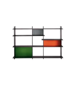 Zanotta Libreria Libreria level 733/2 in stile design di in OFFERTA OUTLET- Librerie