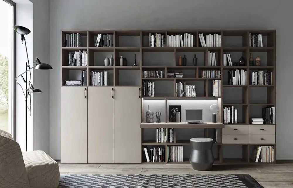 Libreria Libreria mod.elegant in stile moderno con forte sconto^Corazzin