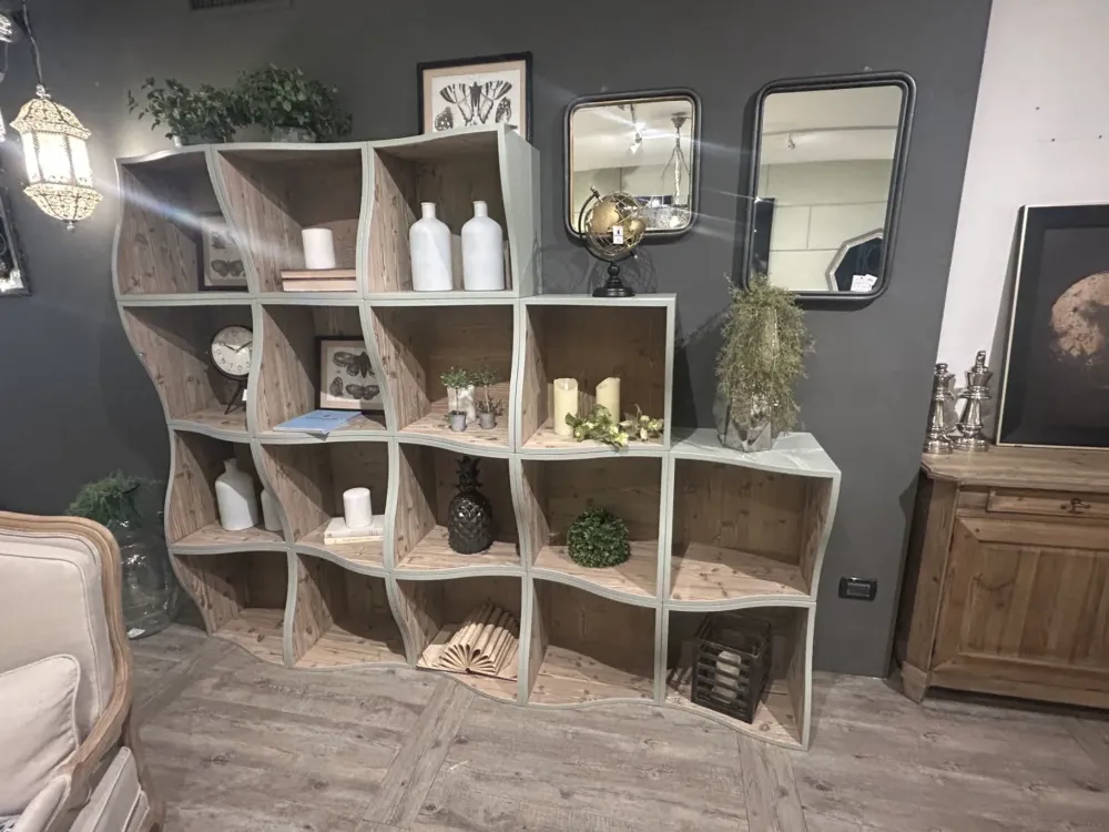 Libreria Libreria moduli stile design di in offerta^Dialma Brown Sale