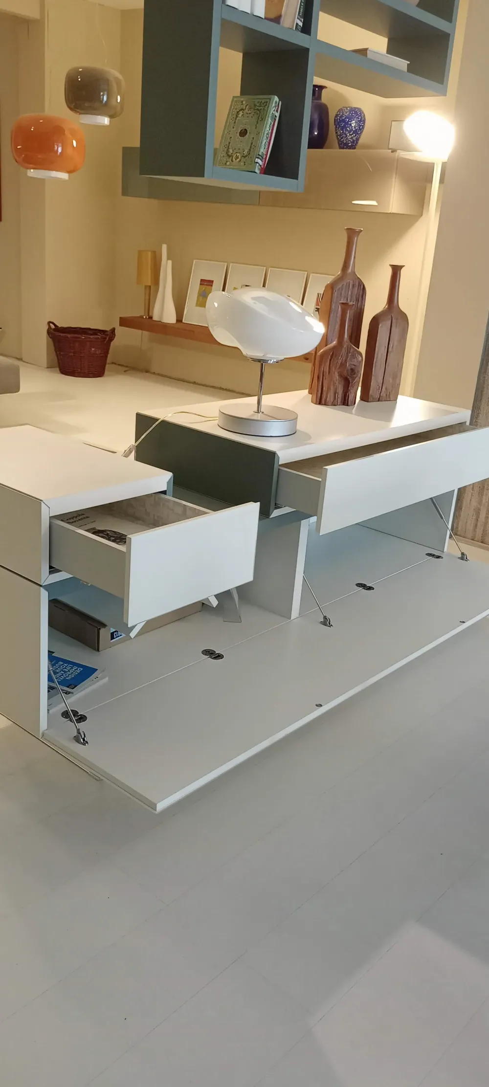 Lago Libreria Libreria sospesa in stile design di in OFFERTA OUTLET- Librerie