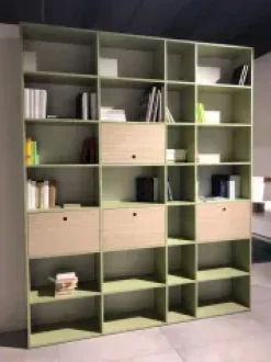 Battistella Libreria Luce stile design di in offerta- Librerie