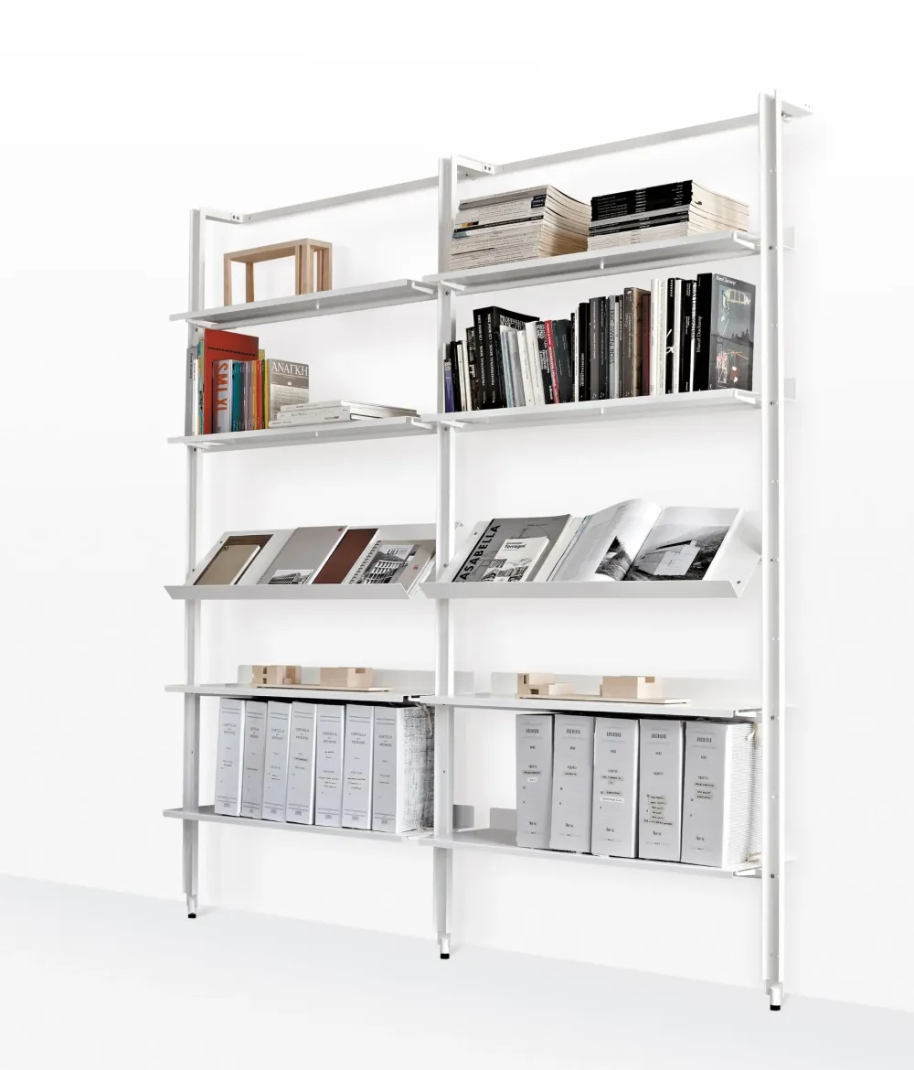 Clearance Libreria modello Acciaio a muro di a prezzo riservato Librerie