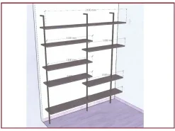 Cattelan Italia Libreria modello Airport di a prezzo scontato- Librerie