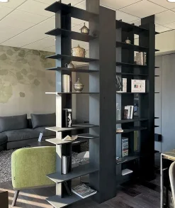 Libreria modello Blade bifacciale di in Offerta Outlet^Modulnova Outlet