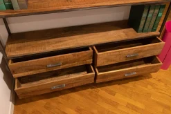 Libreria modello Libreria in legno massello di a prezzo Outlet Librerie