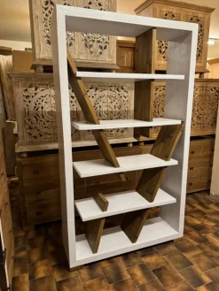 Outlet Etnico Libreria modello Libreria cross di a prezzo scontato- Librerie