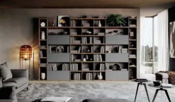 Imab Libreria modello Qsm 616 di in Offerta Outlet- Librerie