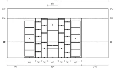 Imab Libreria modello Qsm 612 di a prezzo scontato- Librerie
