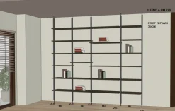 Gicinque Libreria modello Stili di in Offerta Outlet- Librerie