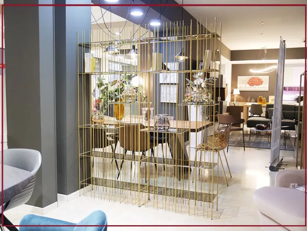 Libreria in metallo a prezzo Outlet: scopri Metrica oro^Mogg Discount